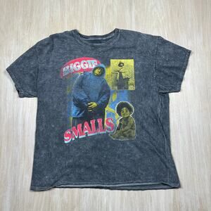The Notorious B.I.G. Biggie Smalls Graphic Tee Washed Black Hip Hop Rap Shirt XL